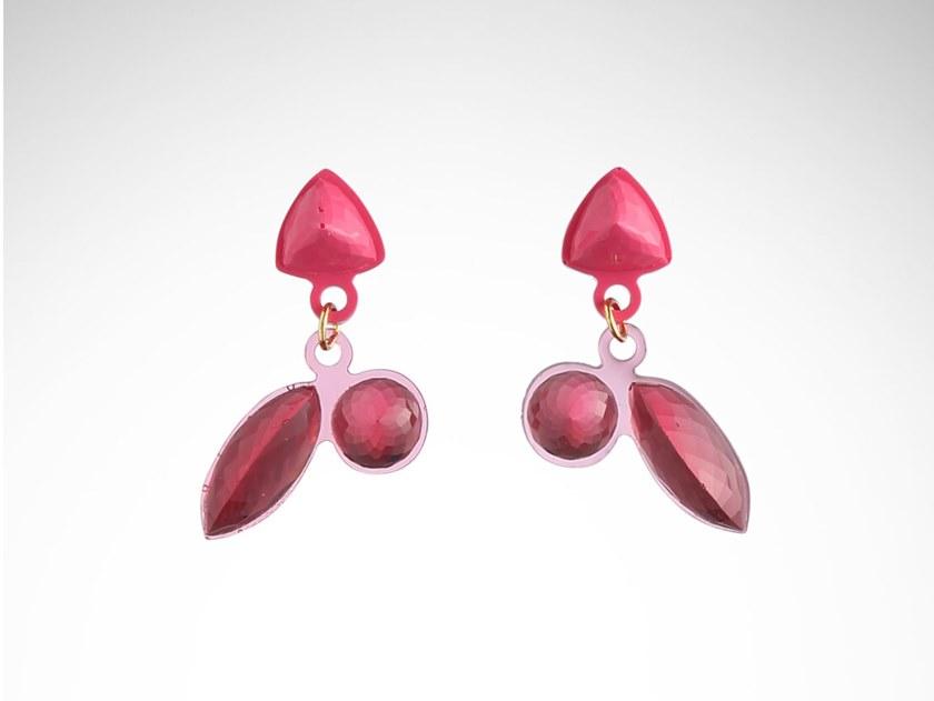 Corsi Design Серьги из смолы Long stones sun-id-1429054 - Вид №5