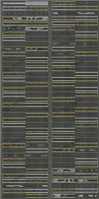 AURA GRAFITE GEOMETRIA Декор 31,5*63 (6 шт) Azori 586572002