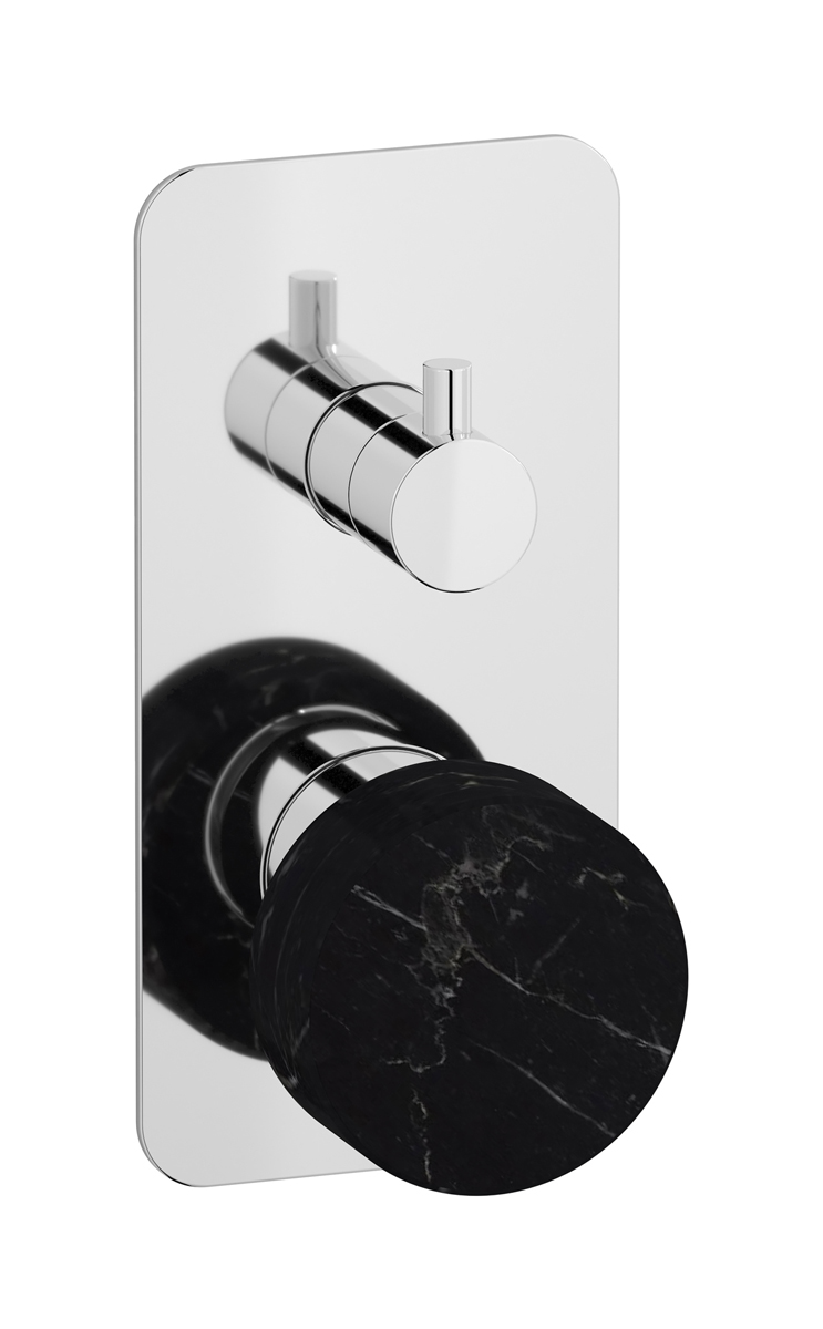 Встроенный смеситель для душа с двухходовым дивертером WE ARE IB mr310cc_2 Chrome Marmo