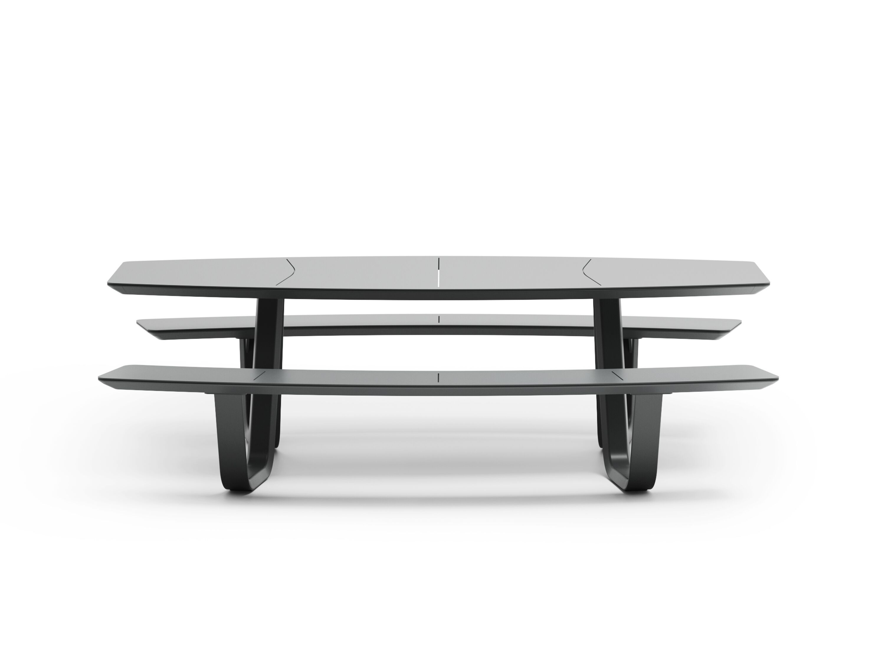 Прямоугольный стол для пикника со встроенными скамейками Atmosphera 8teen ARCH-00084249 - Вид №9