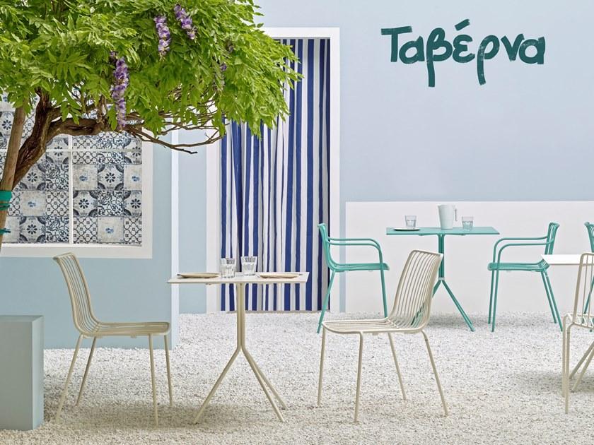 Pedrali Складной круглый садовый стол из стали Nolita 5453t - Вид №6