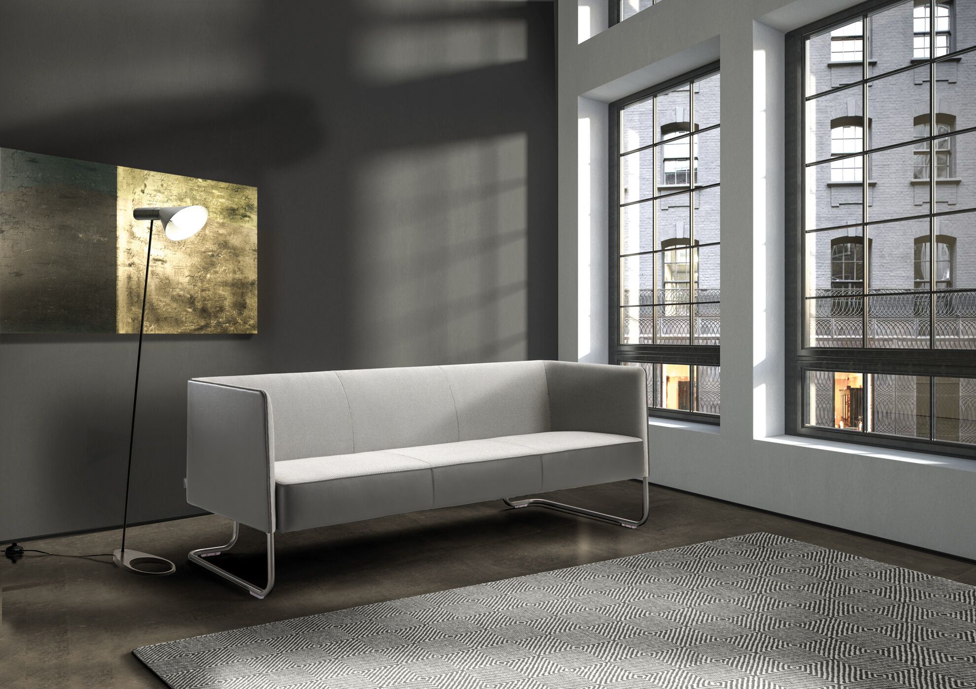 2-местный тканевый диван i 4 Mariani LOUNGE ARCH-00104618 - Вид №1