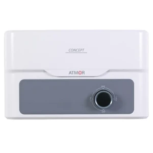 Проточный водонагреватель электрический Atmor Concept 5 KW Shower 31956385 кВт бежевый с душевой лейкой