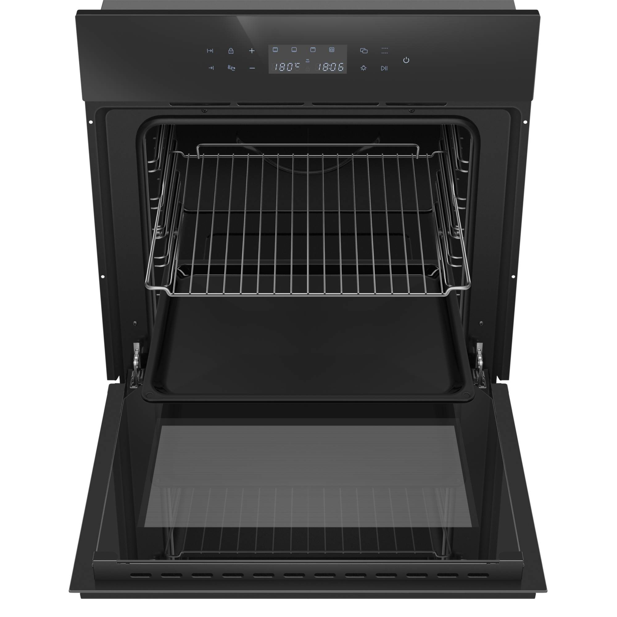 9202552 Электрический духовой шкаф Meferi MEO606BK ULTRA черный STDN-0138068 - Вид №5