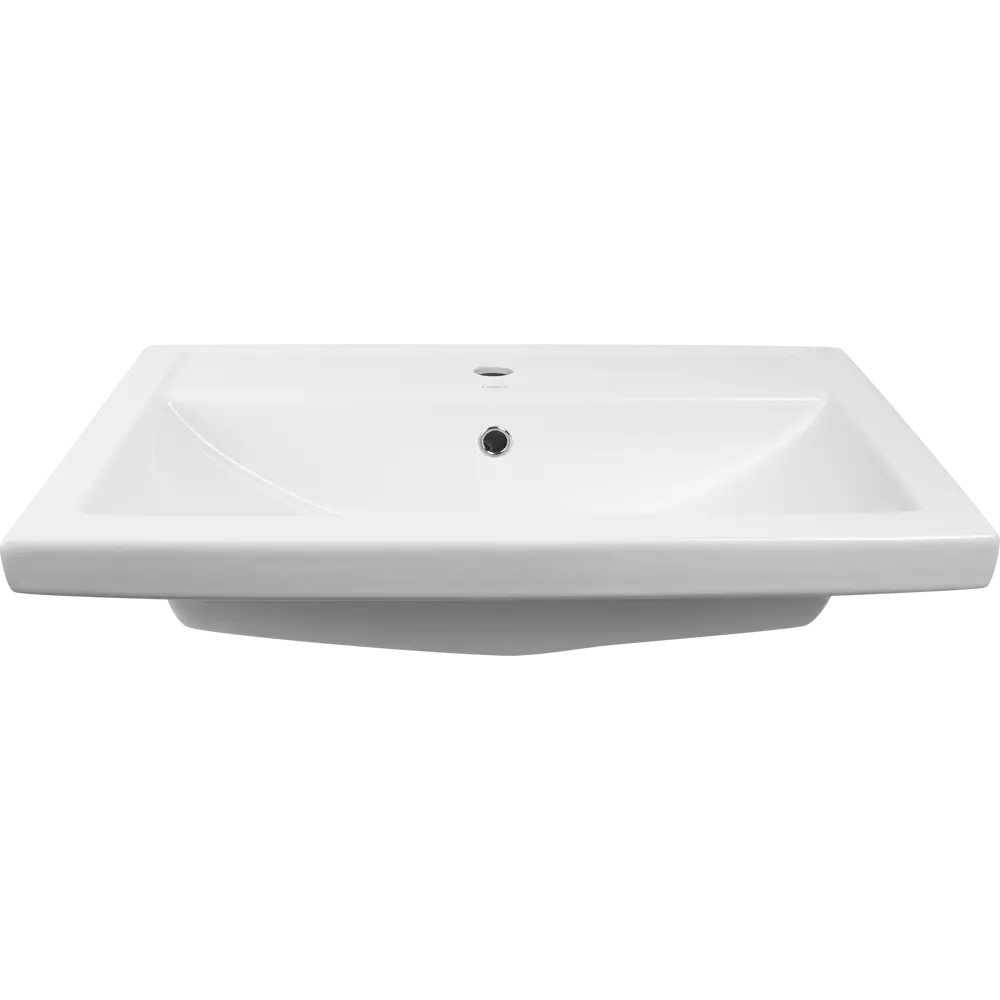 KIROVIT Фостер - прямоугольная раковина из фаянса для тумбы Аврора 14276278 STLM-0004746