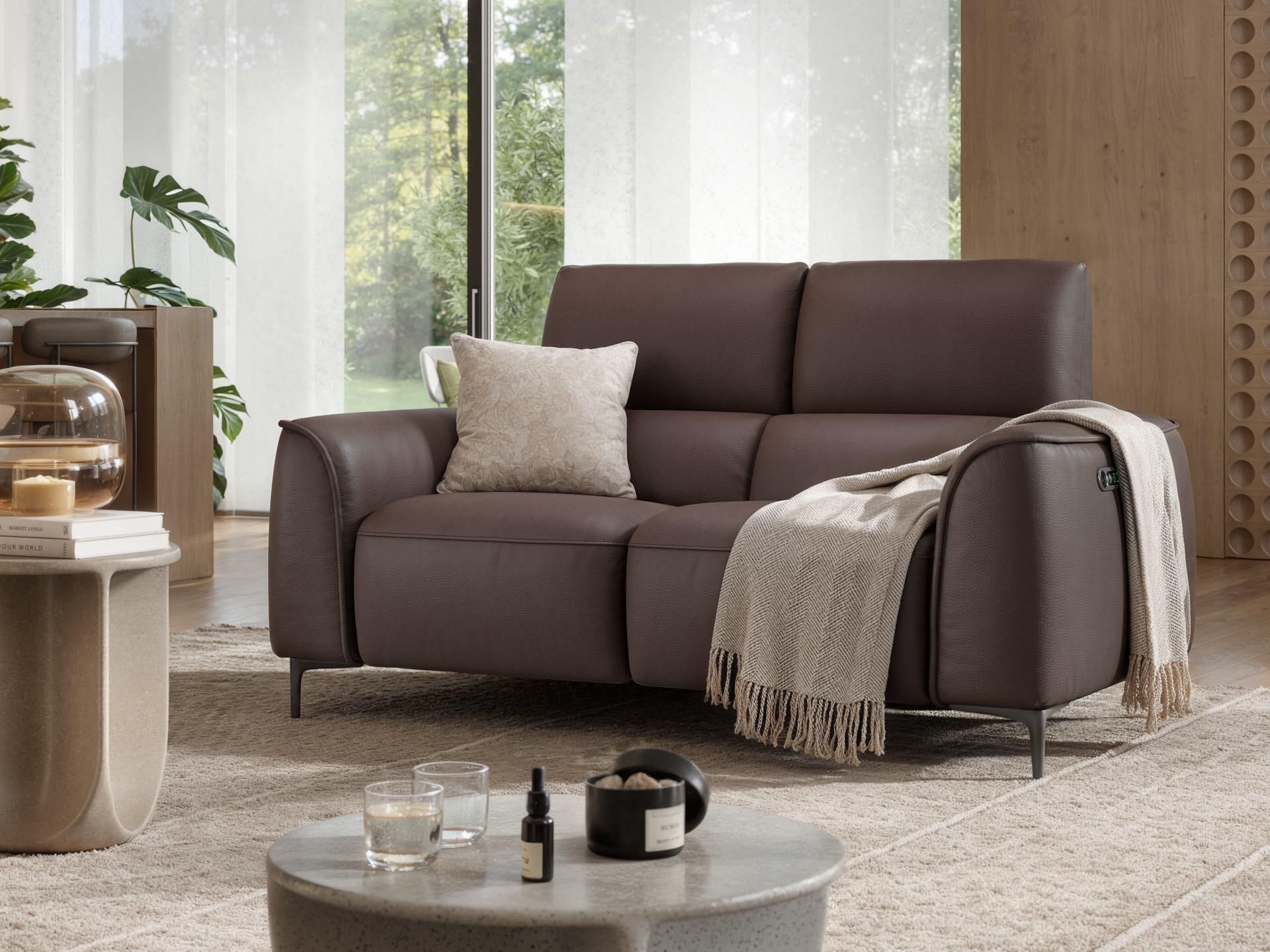 2-местный кожаный диван Sofanella Комо ARCH-00015344