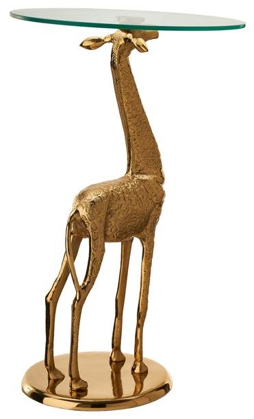 Pols Potten Круглый алюминиевый журнальный столик  300-010-025  - Вид №1