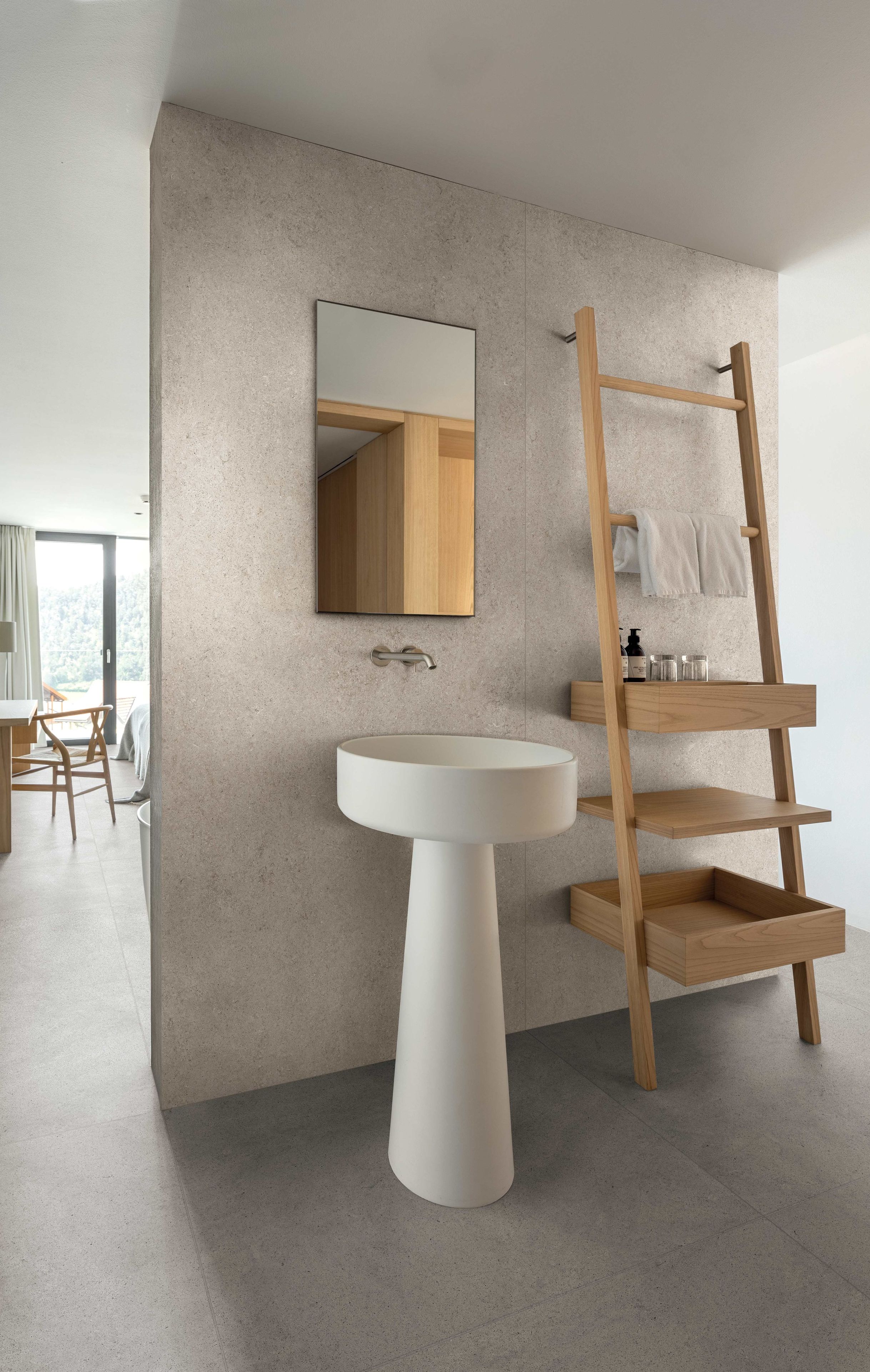 Пол / облицовка керамогранита для внутреннего и наружного применения с эффектом цемента Florim Ceramiche SENSI ARCH-00151192 - Вид №21