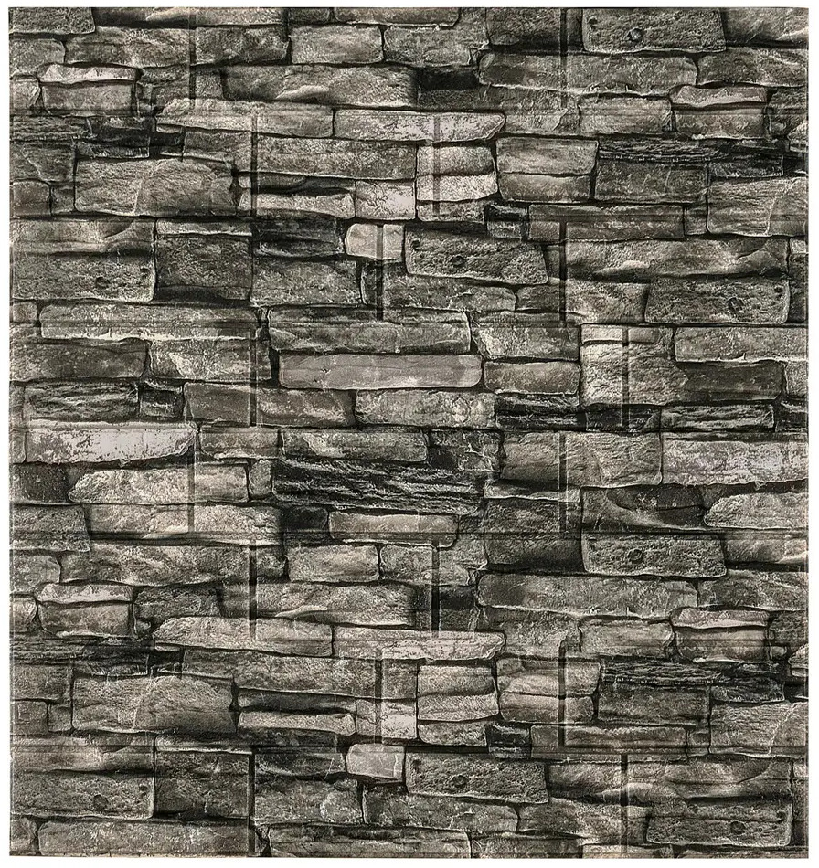 93896995 Панель ПВХ Lako decor Каменная кладка 4 770x700мм 0.54м² 1шт серый STLM-0604071