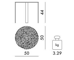 Круглый журнальный столик из ПММА Kartell T-TABLE ARCH-00031450 - Вид №29
