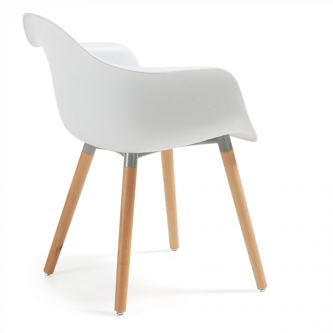 045564 Кресло белое пластик La Forma Kenna  - Вид №5