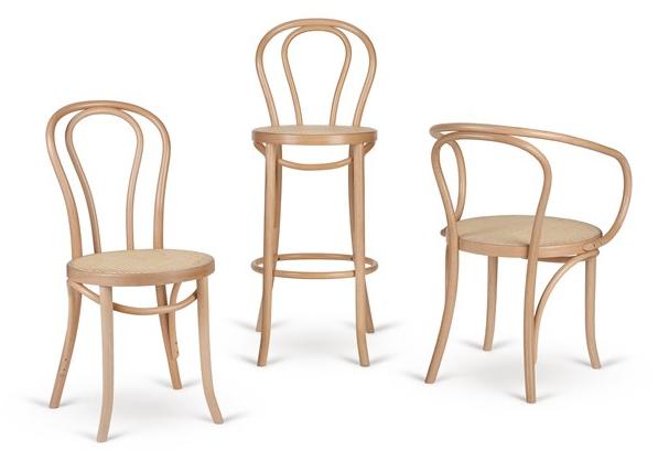 Paged Стул из бука с подлокотниками  B-1840  - Вид №4