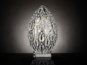Хрустальная настольная лампа