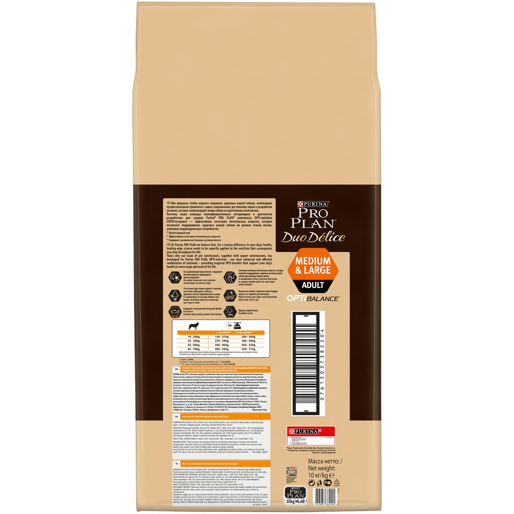 ПР0059713 Корм для собак Duo Delice Лосось сух. 10кг Pro Plan  - Вид №5