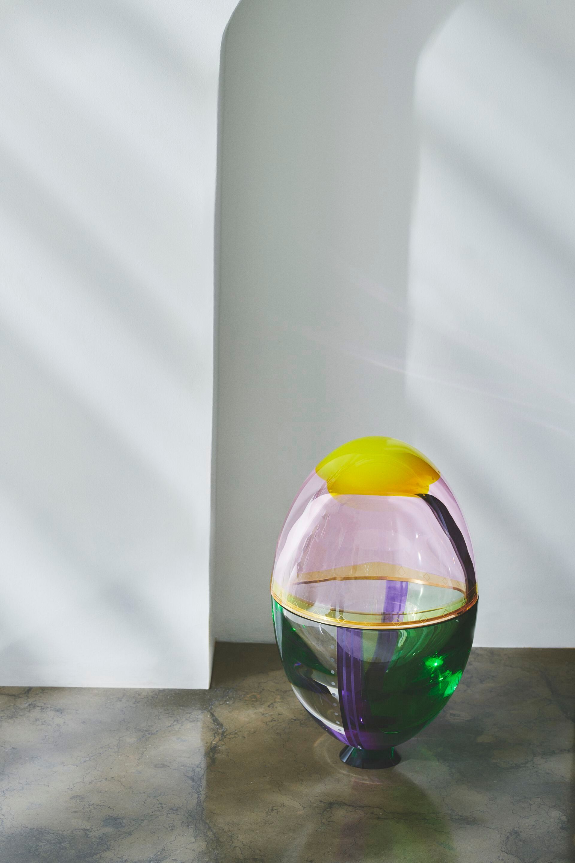 Шкатулка для драгоценностей / безделушка из хрусталя Reflections Copenhagen FANTASIA EGG LARGE ARCH-00134802 - Вид №1