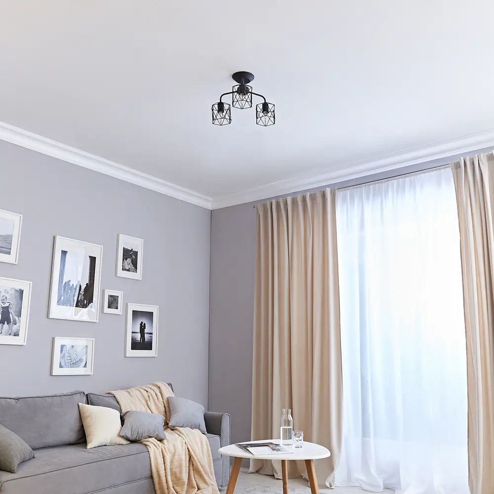 Люстра Vitaluce Актавия - элегантное черное освещение для гостиной 83139318 STLM-0039282 - Вид №9