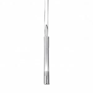 Светильник подвесной 120х4 см хром Delight Collection P68094-1 DELIGHT COLLECTION ДИЗАЙНЕРСКИЕ 00-3882360 Прозрачный;хром