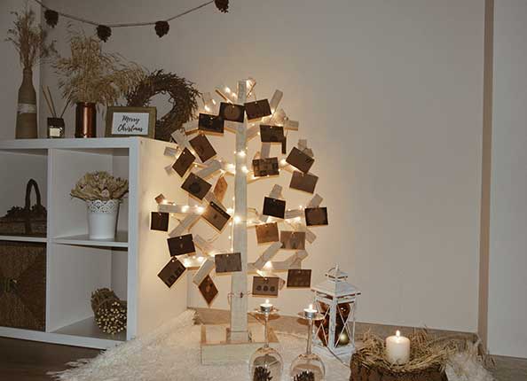 PT125 LED Поддон дерево Dekoraniaevents Navidad 