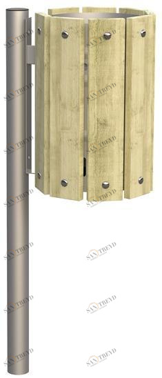 Lazzari Урна для мусора из дерева Mediterraneo sun-id-1344628