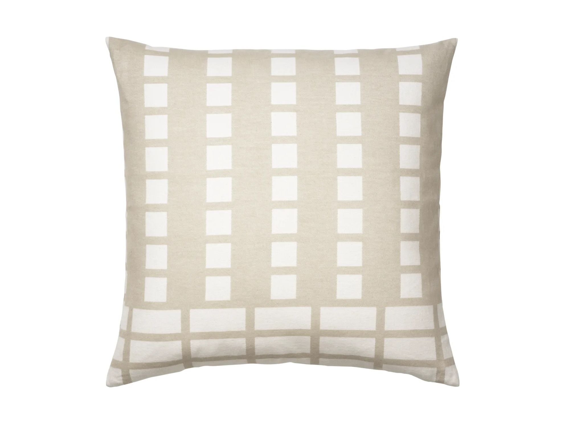 Квадратная подушка из хлопка с геометрическим рисунком Kristina Dam Studio Contemporary ARCH-00104131