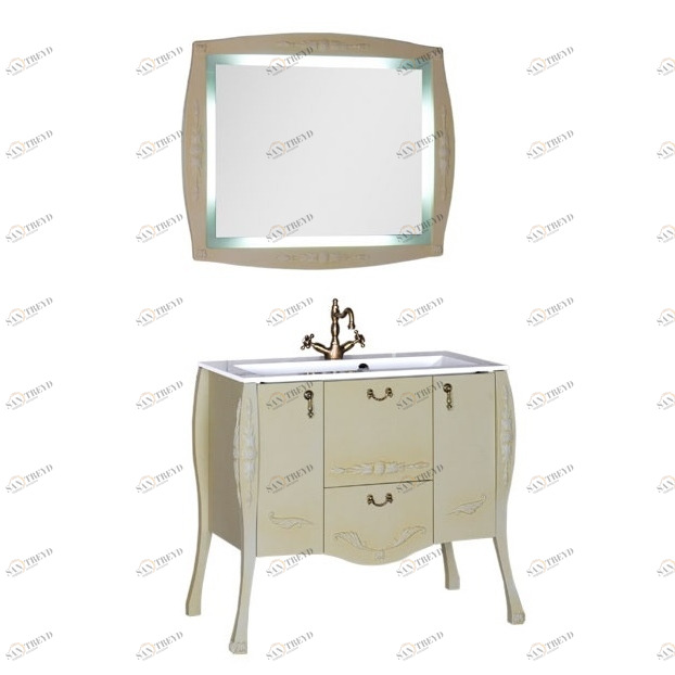 Комплект мебели Aquanet Виктория 90 олива 00183679