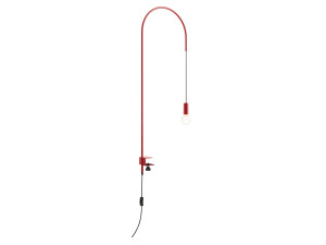 Металлическая светодиодная настольная лампа с зажимом