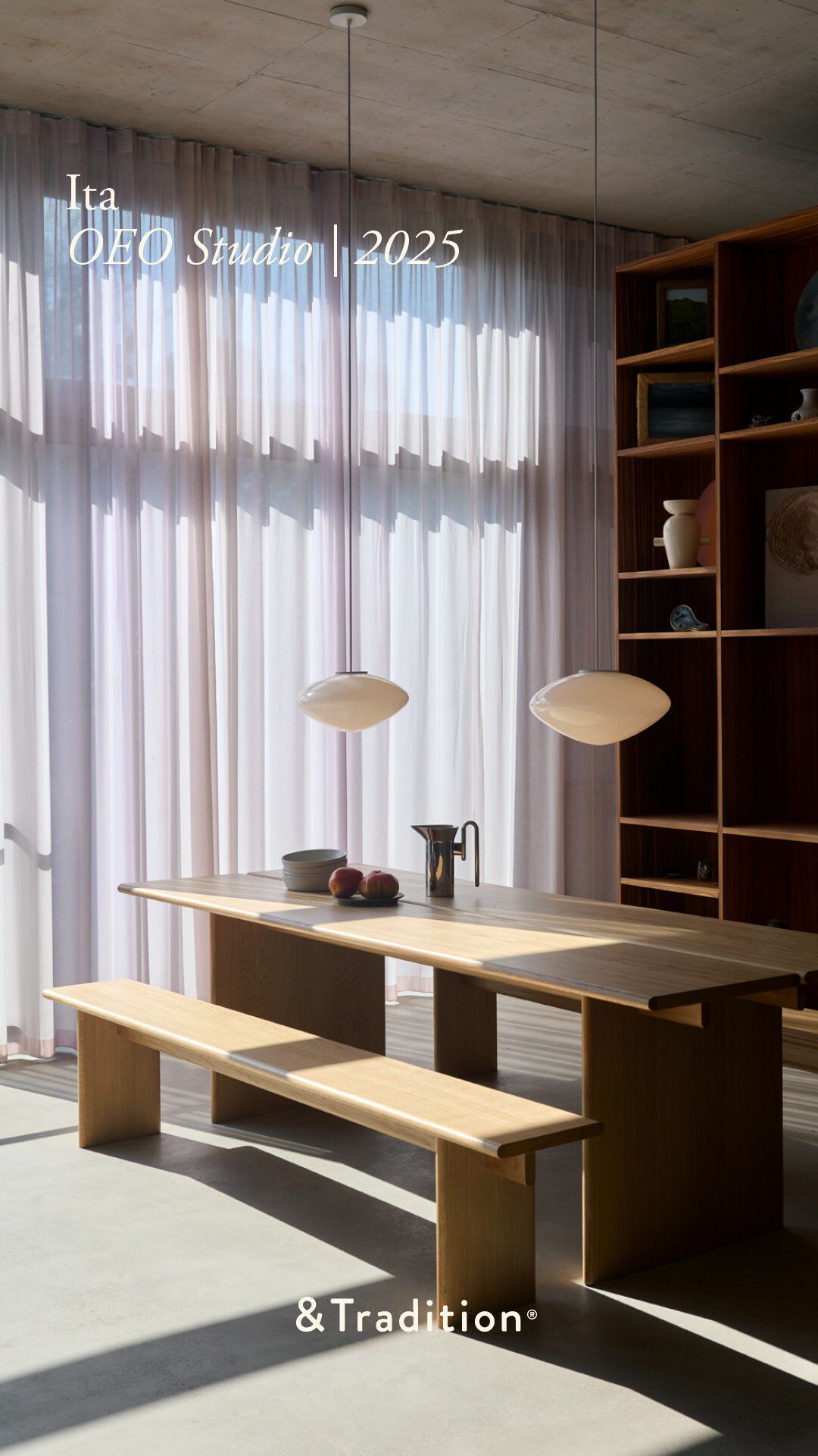 Обеденный стол из дуба &Tradition Ita ARCH-00044425 - Вид №5