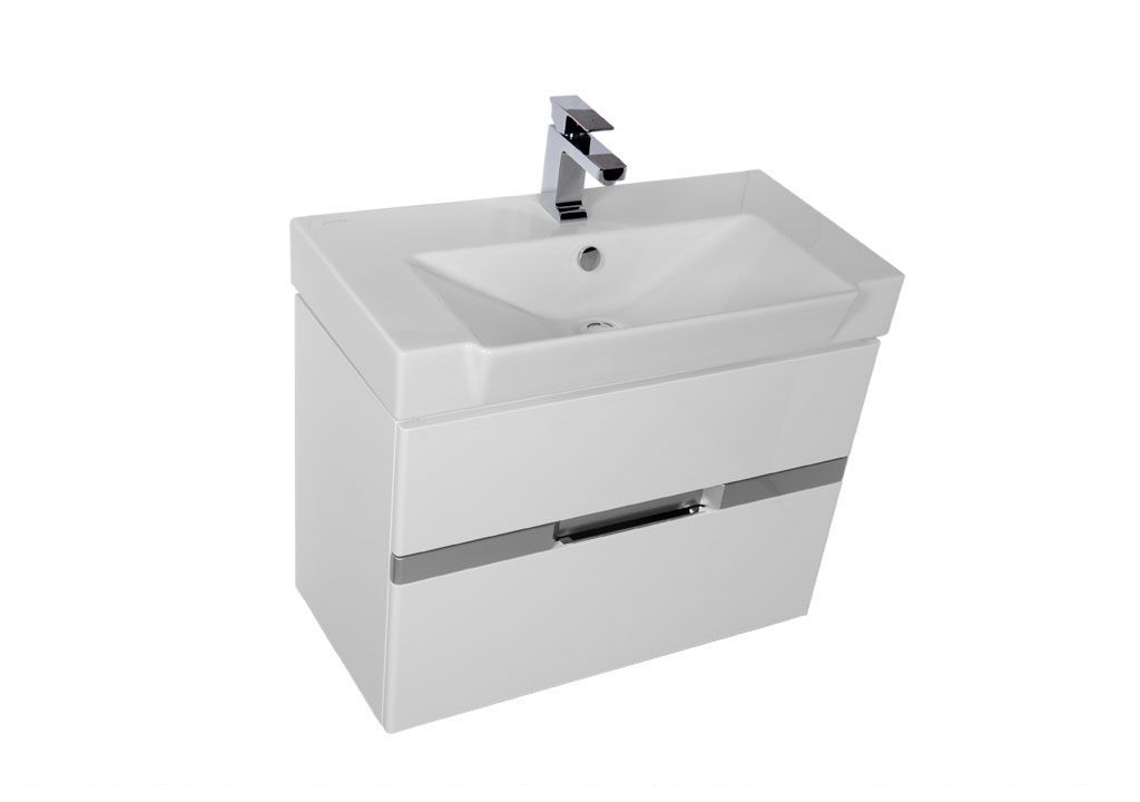 Тумба с раковиной Aquanet Виго 80 белый 0018340500170591 - Вид №5