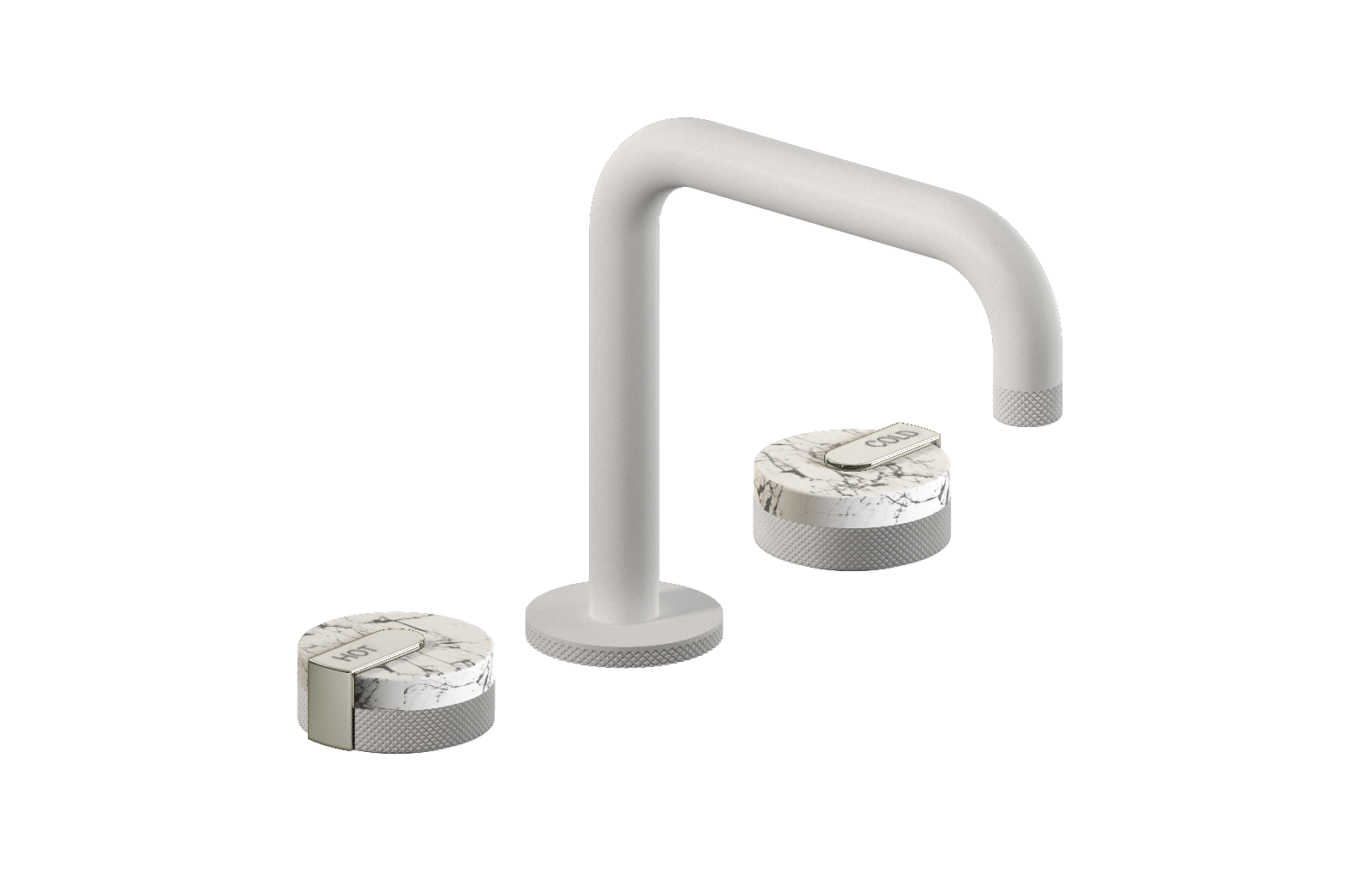 E-11511-R2MW-L1PC-WT Смеситель для умывальника на 3 отвертия GRAFF MOD+