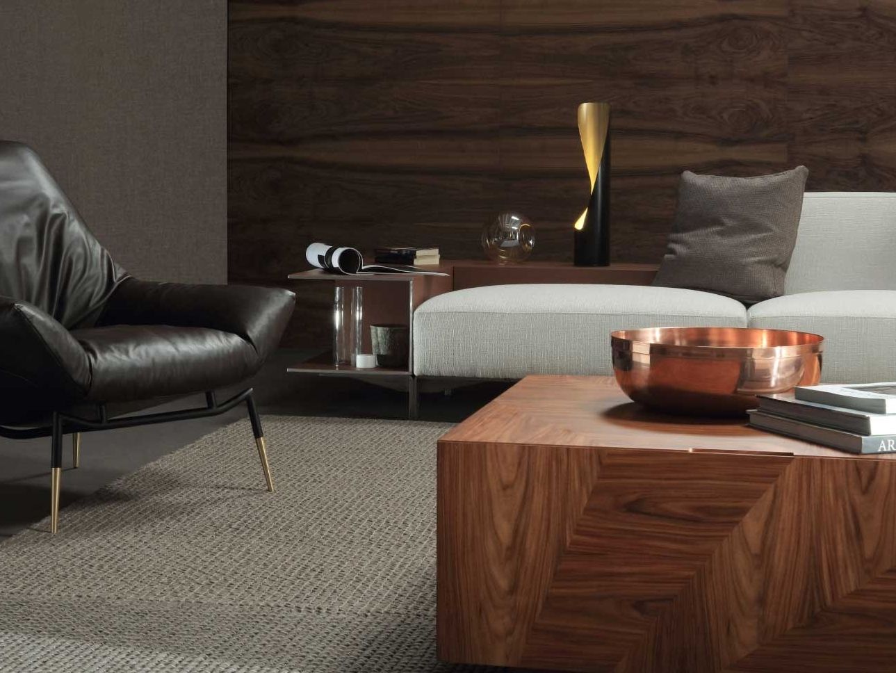 Деревянный низкий квадратный журнальный столик CASA Mare Nostrum ARCH-00096782 - Вид №5