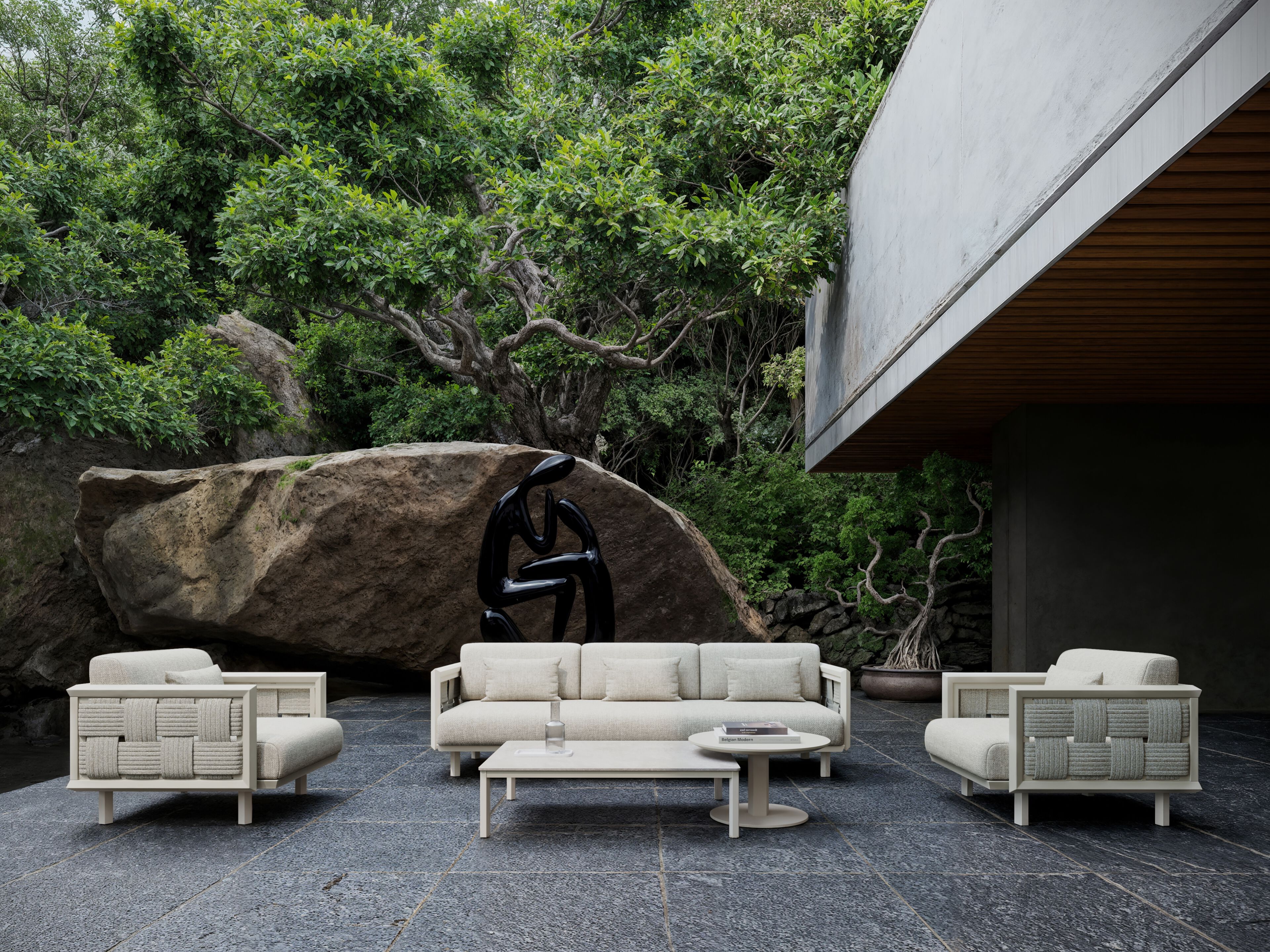 Алюминиевый низкий прямоугольный садовый столик SNOC Éclat ARCH-00050871 - Вид №7