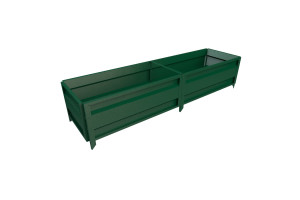 17773744 Сборная грядка GU 0.5х2 м, зеленая 30011_GU502Gr Delta-Park