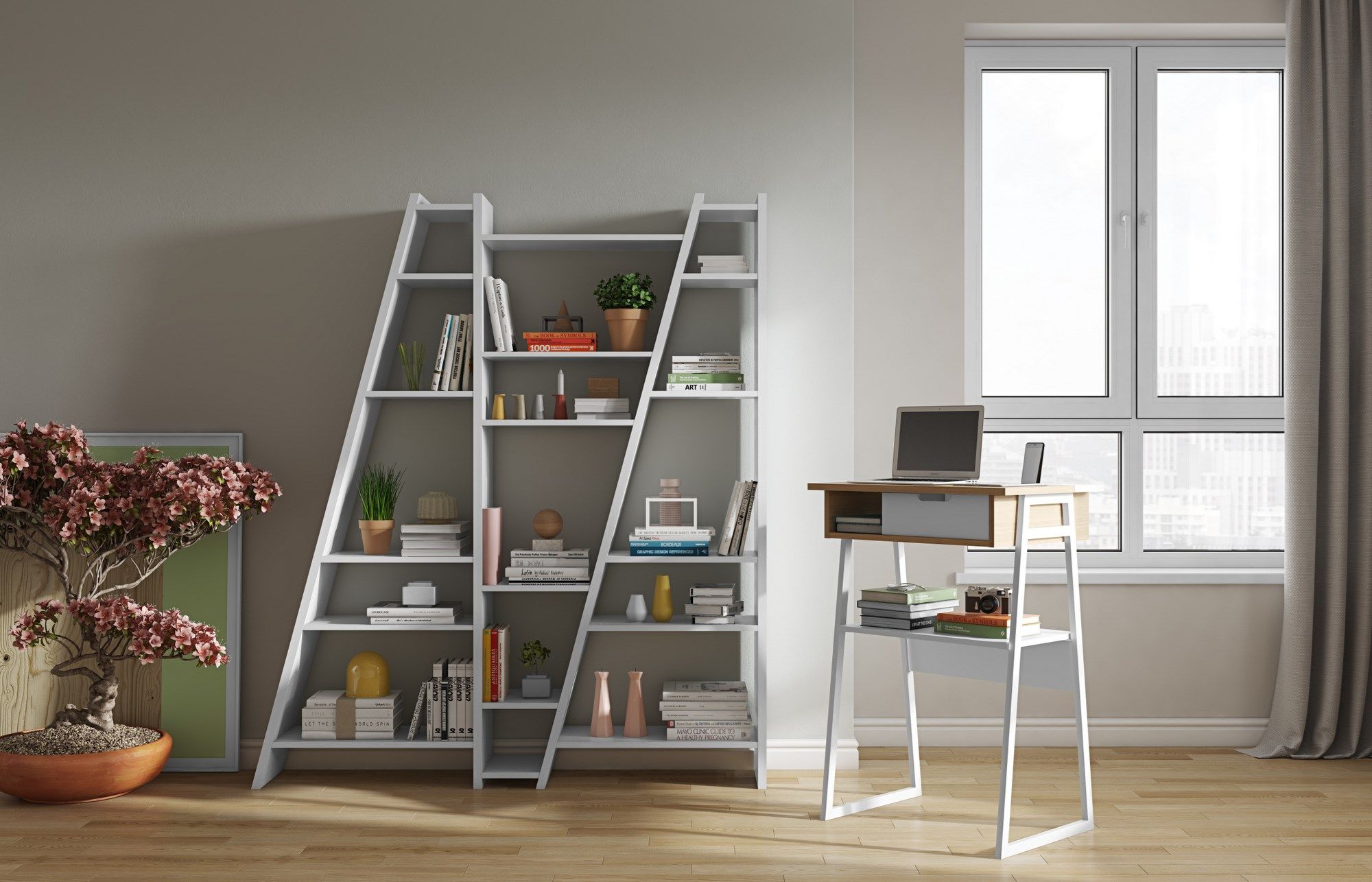 PC MDF письменный стол с ящиками TemaHome SPACE ARCH-00105728 - Вид №9