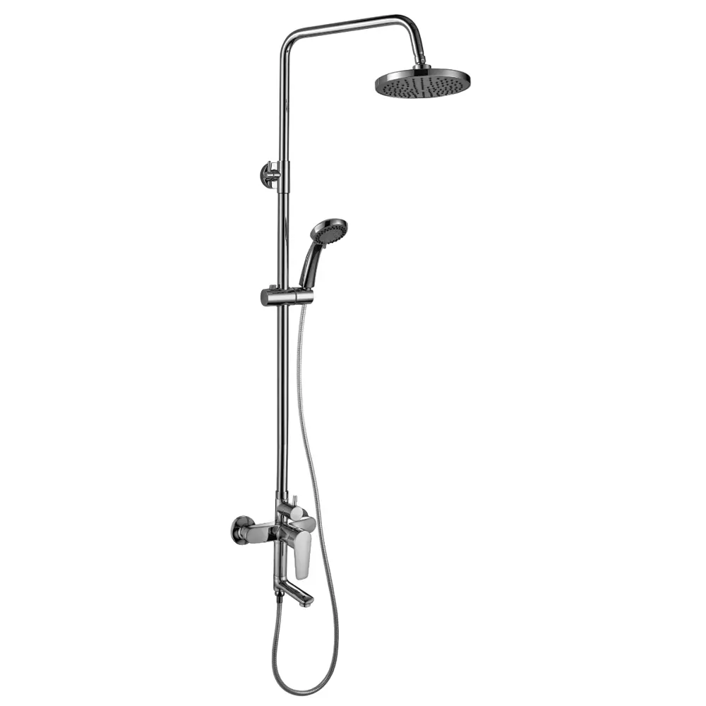 Душевая система Rossinka Silvermix S35-46 со смесителем 3 режима цвет хром STLM-2089085