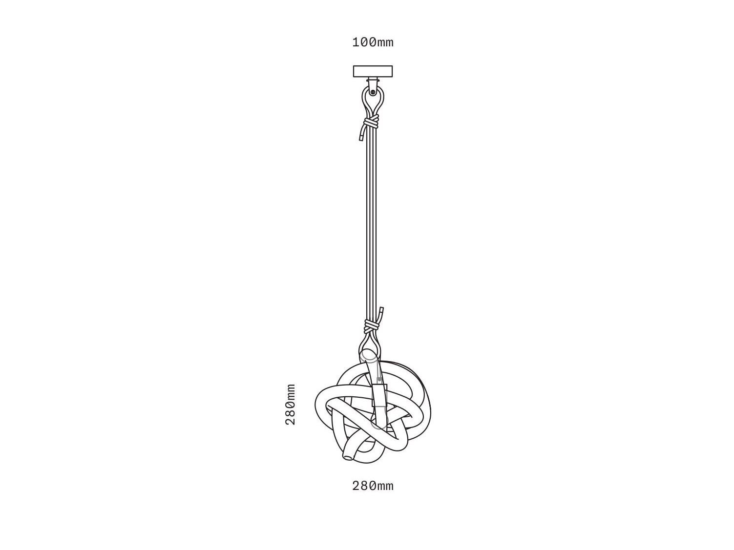 Выдувное стекло светодиодный подвесной светильник SkLO Wrap ARCH-00028518 - Вид №10