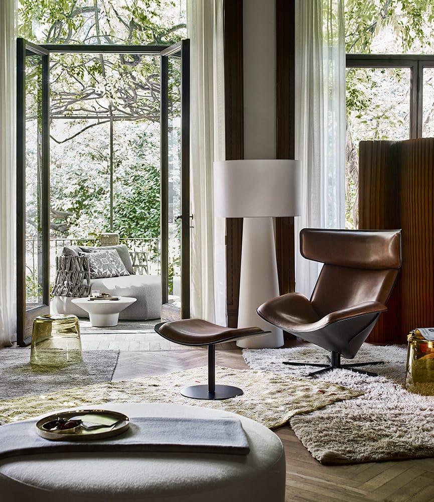 5-спицевое вращающееся кресло с подголовником B&B Italia Almora ARCH-00143016 - Вид №6