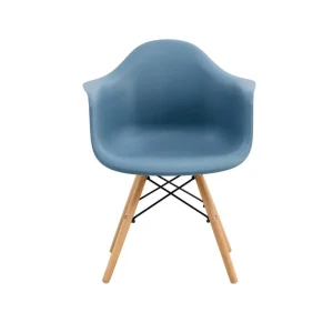 91088798 Комплект стульев 4 шт Wwbt DSW Premium 38x45x80 см АБС-пластик серо-голубой STLM-1419469