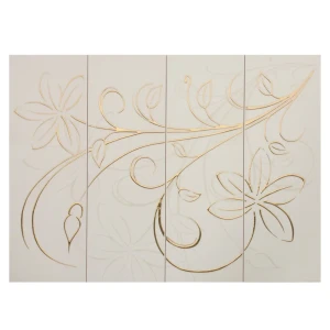 Декор настенный Нефрит-Керамика Милан 60х80 см цвет бежевый