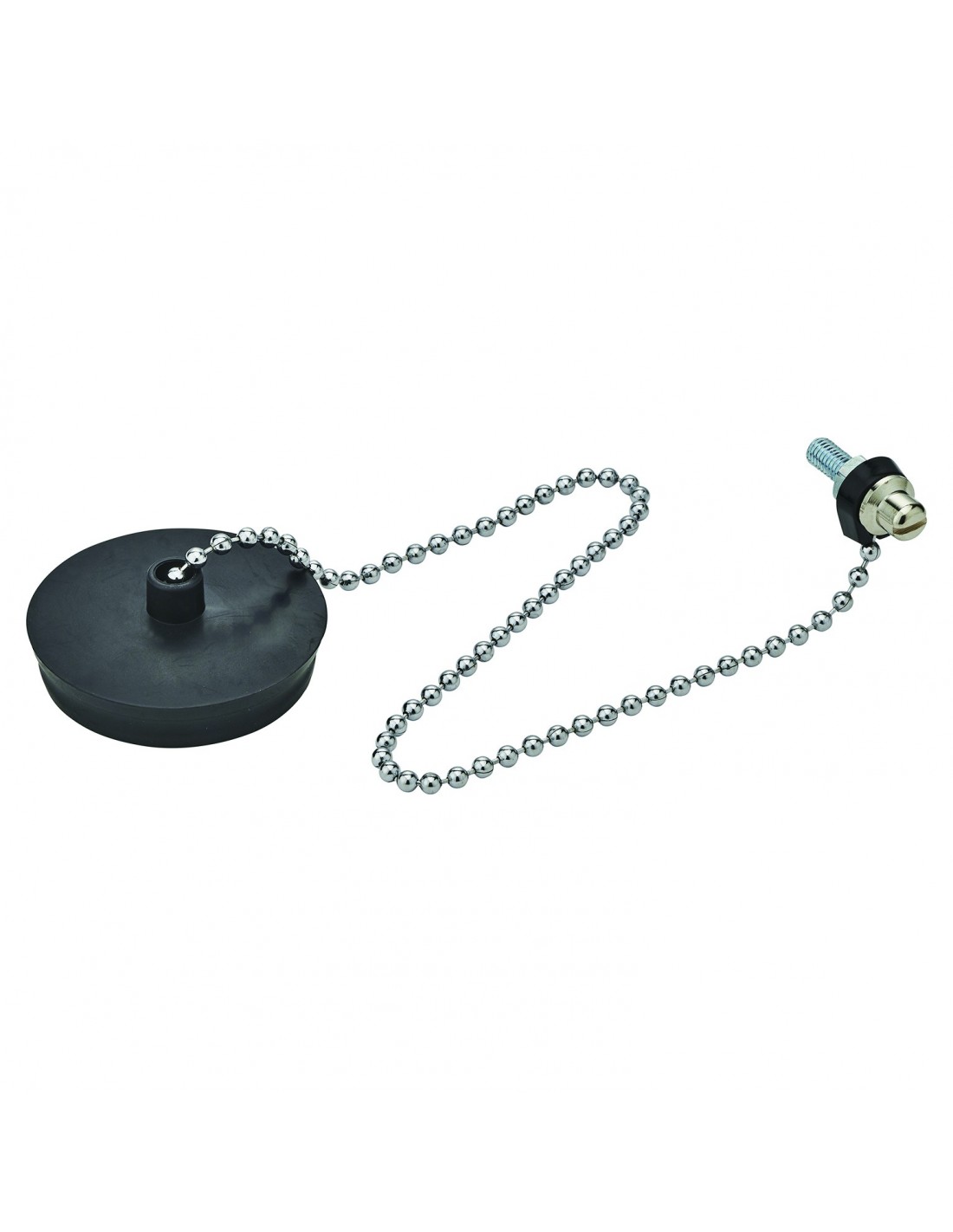 010500 000 00  Стопор цепи черный с зажимом для крепления, длина 300 мм, длина 41,5 / 45 мм Valentin Чернить 