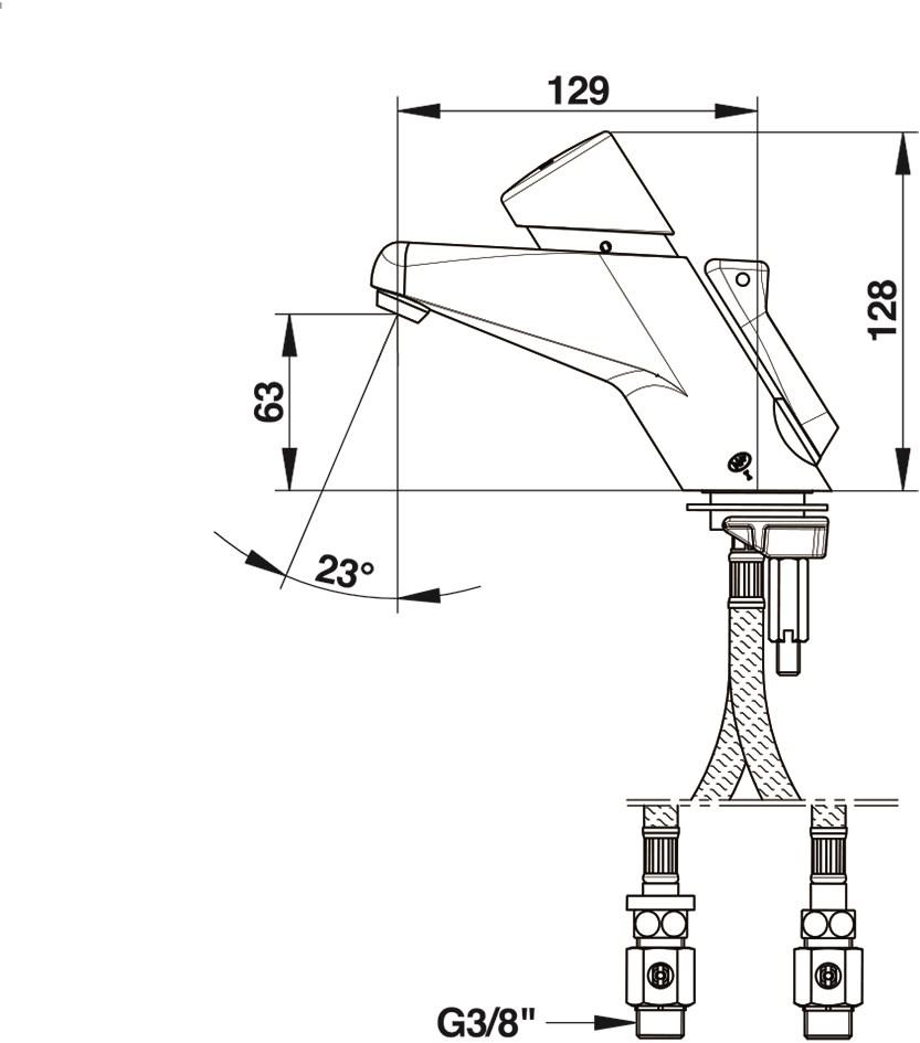 Порционный смеситель Presto 20500 PRESTOMIX 2020 S 20500.0 - Вид №1