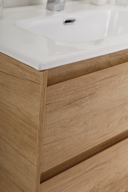 Мебель для ванной комнаты BelBagno KRAFT 39-800 Rovere Nebrasca Nature  - Вид №2