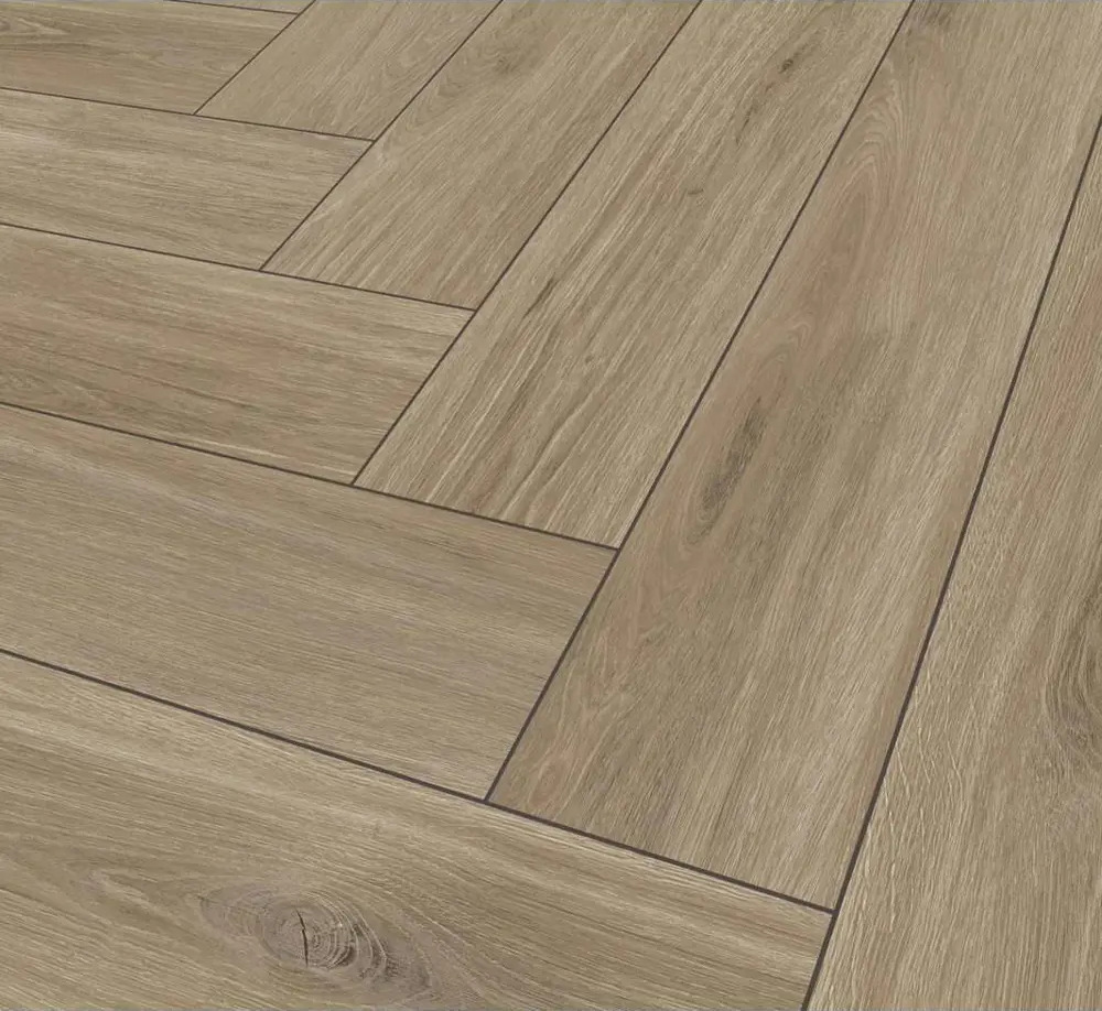91001610 SPC плитка TheFloor Herringbone York Oak 33 класс толщина 6 мм 1.752 м², цена за упаковку STLM-0433441