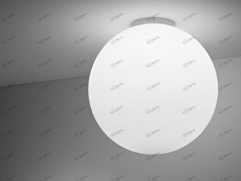 Fabbian Люминесцентный потолочный светильник из галогенного стекла Lumi sfera sun-id-1377745