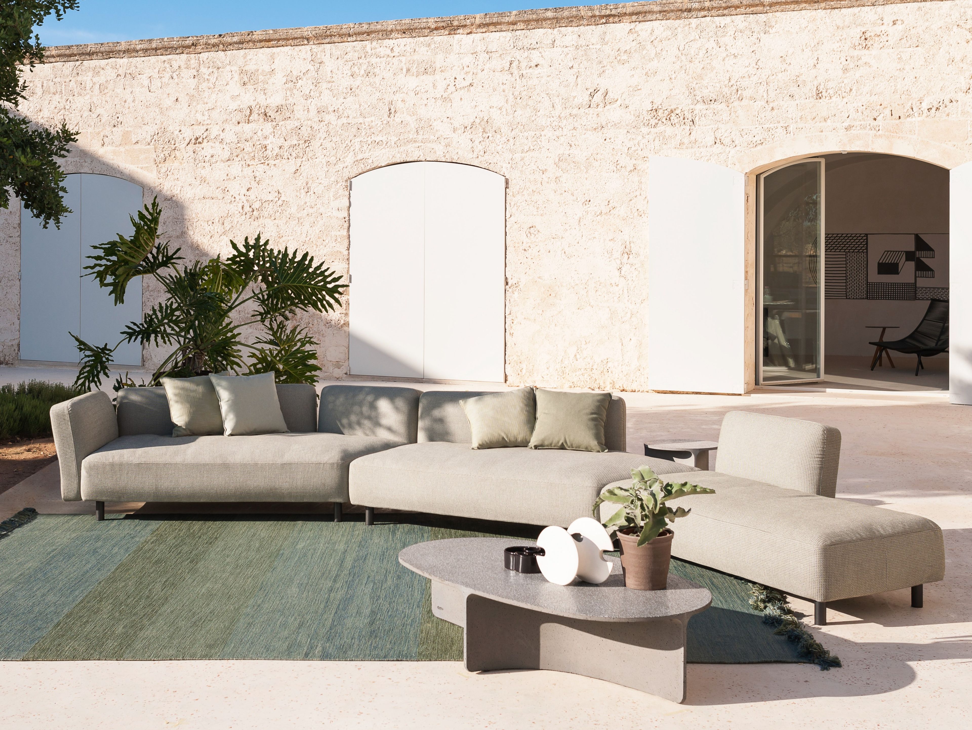 Ткань сад диван RODA Mamba ARCH-00129059