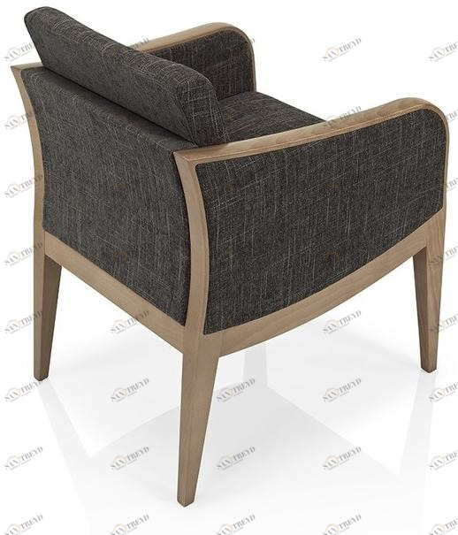 JMS Кресло из ткани с подлокотниками Ellen M 629