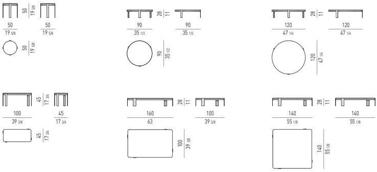 Minotti Кофейный столик Mattia sun-id-1482635 - Вид №4