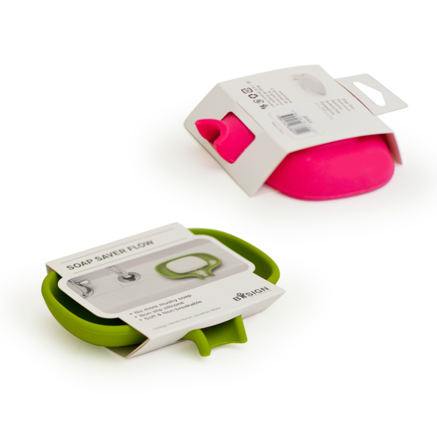 263824 Мыльница с носиком для слива розовая Bosign  - Вид №6