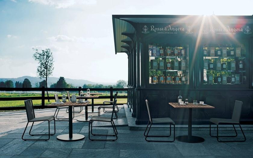 RODA Квадратный стол из тика Stem sun-id-1400441 - Вид №1