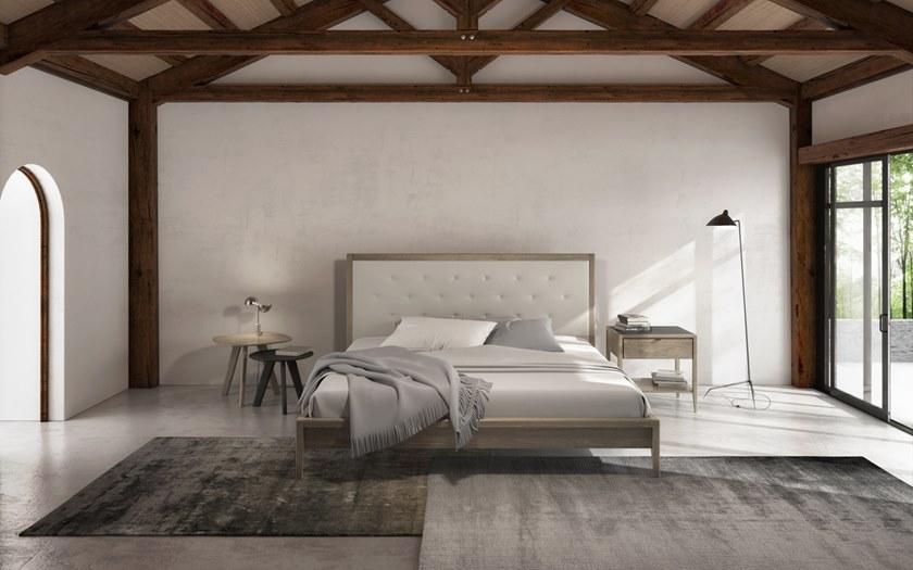 Huppé Кровать двуспальная из березы с тафтинговым изголовьем Edmond 1360u / 1380u HUPPE - Вид №2