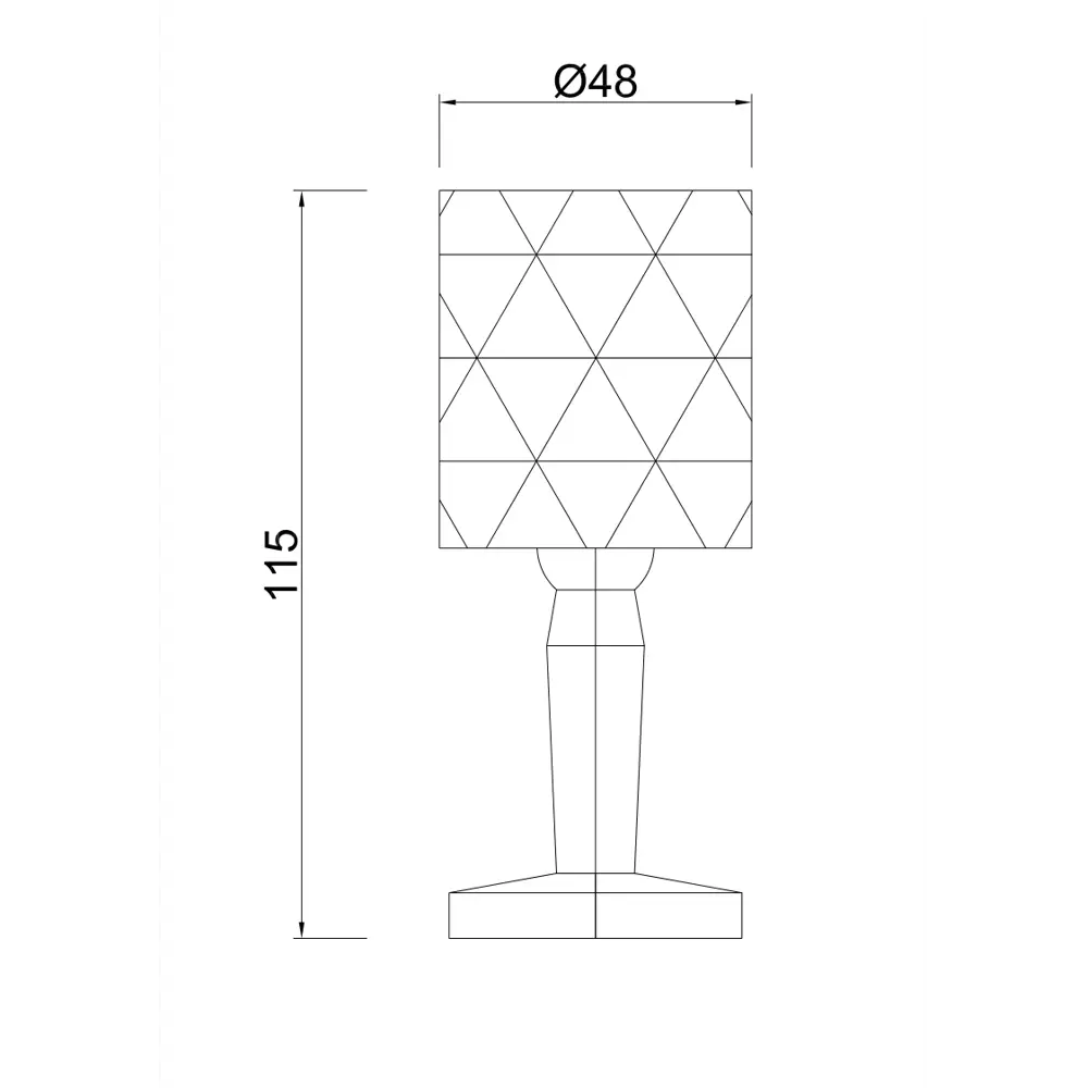Настольный светильник Freya с золотистым цилиндрическим плафоном 89375760 STLM-1447042 - Вид №6